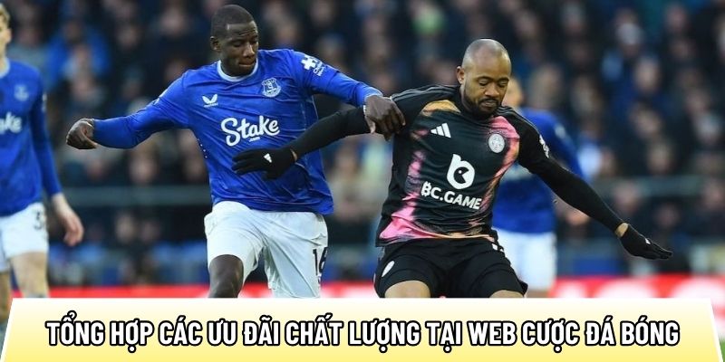 Tổng hợp các ưu đãi chất lượng có tại trang web cược đá bóng